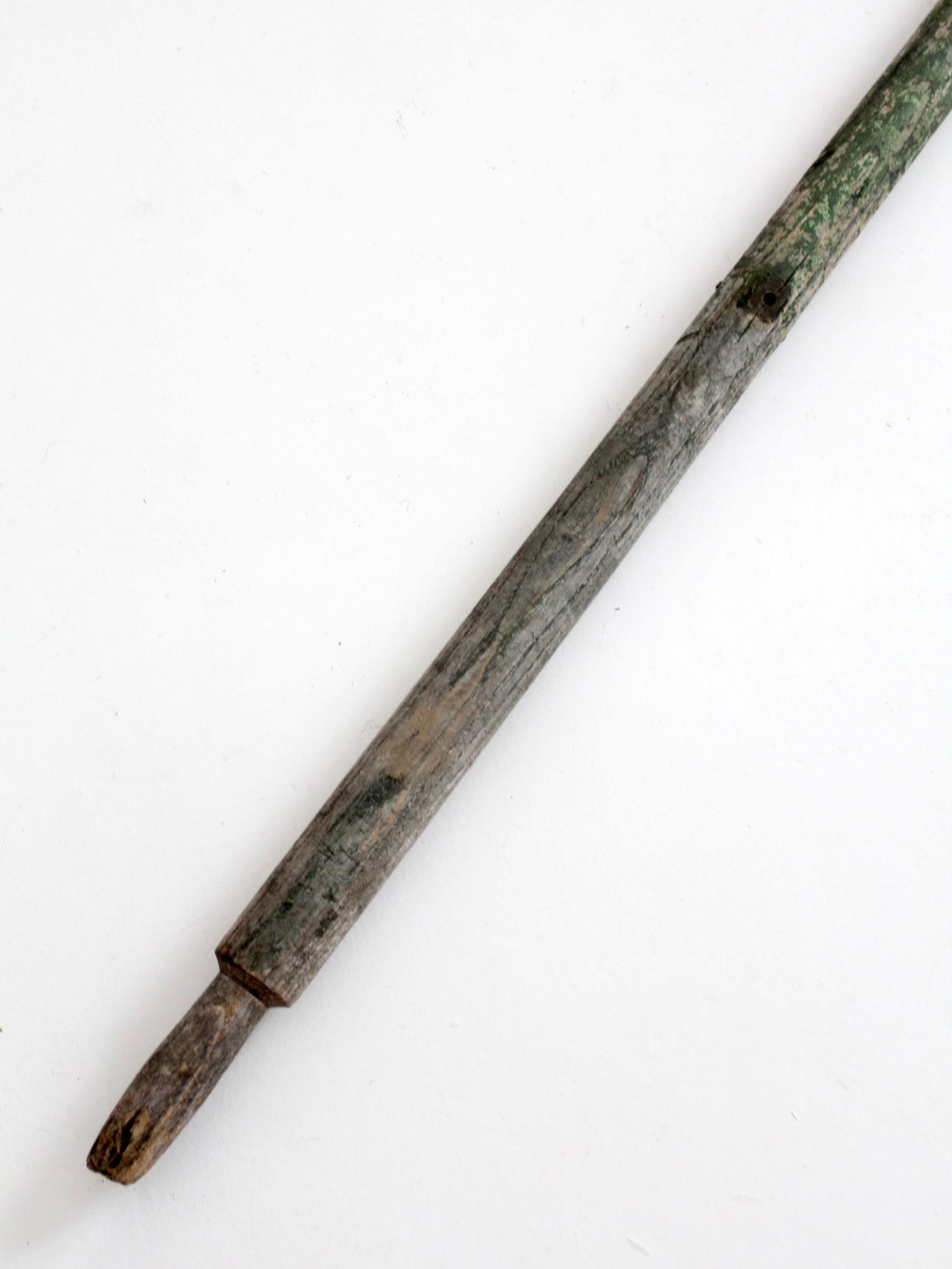 antique wooden boat oar
