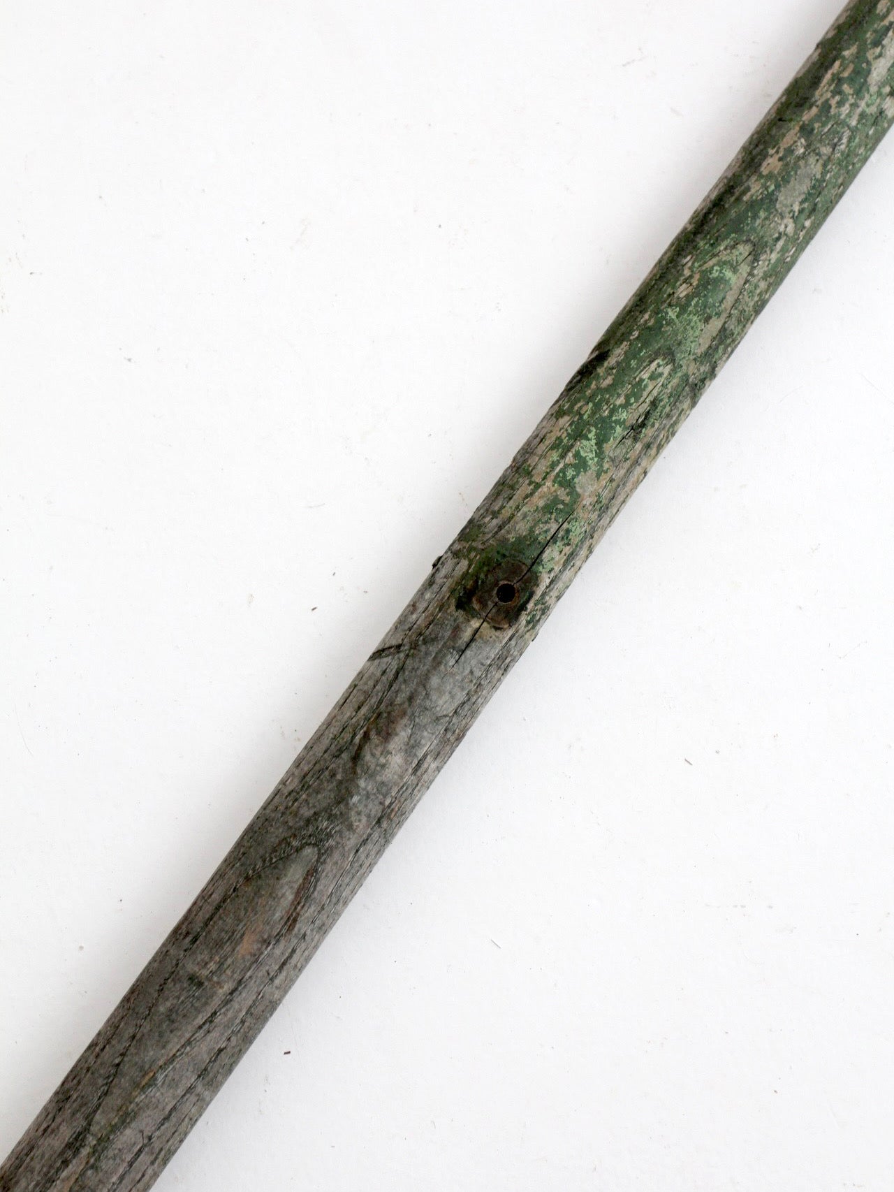antique wooden boat oar