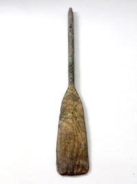 antique wooden boat oar