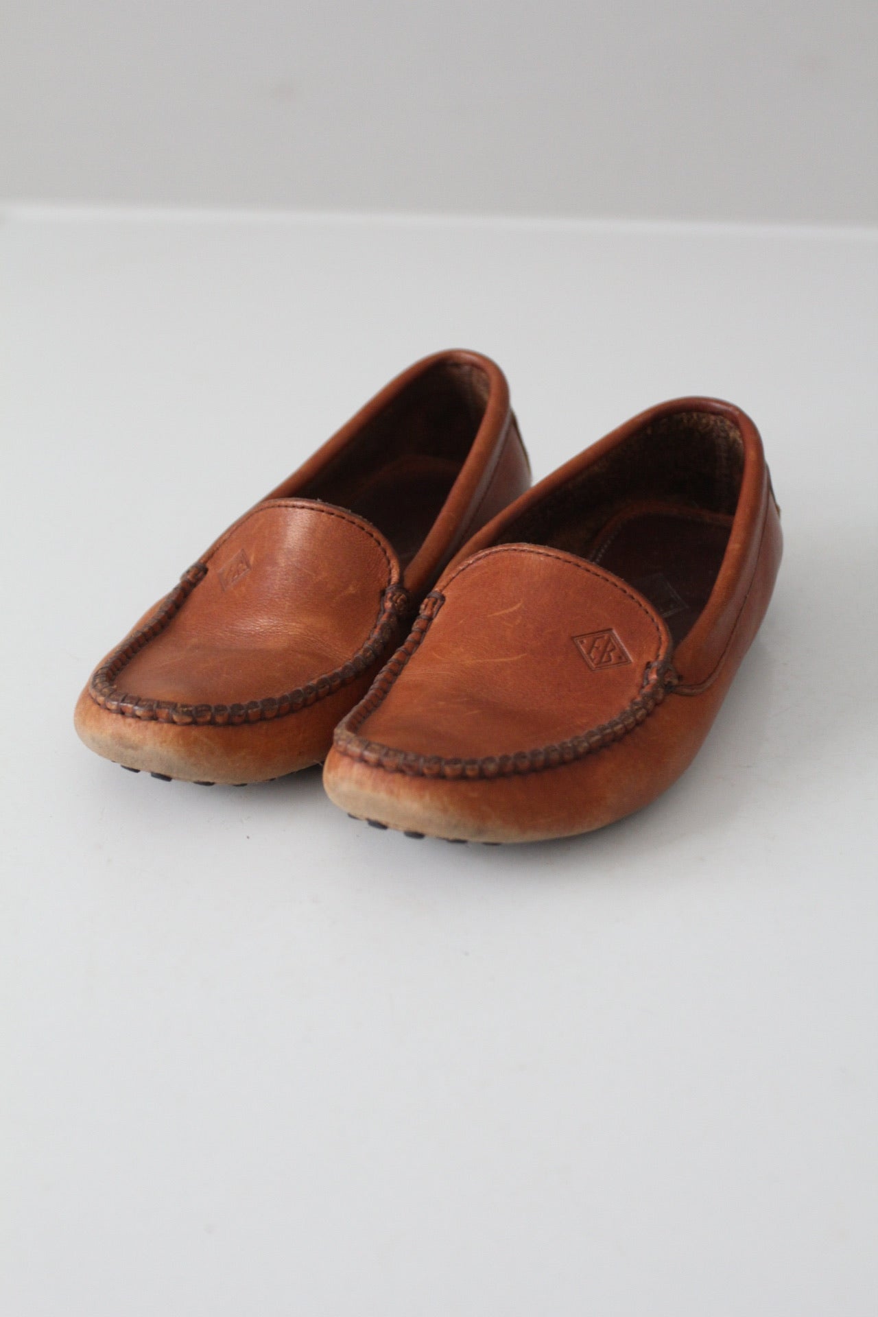 vintage leather moccasins