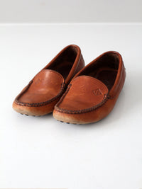 vintage leather moccasins