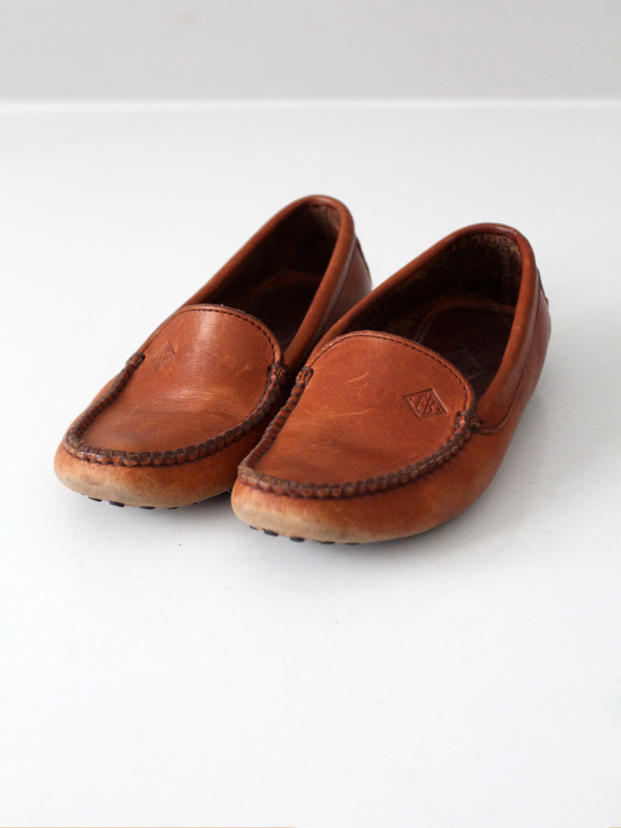 vintage leather moccasins