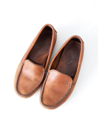 vintage leather moccasins