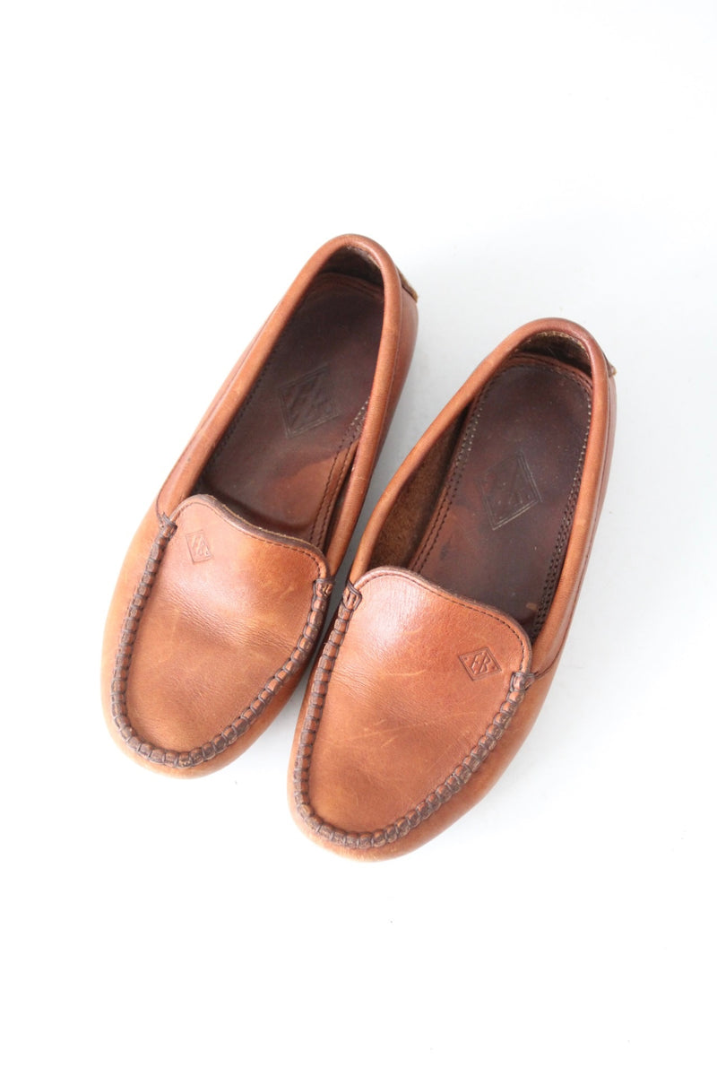 vintage leather moccasins