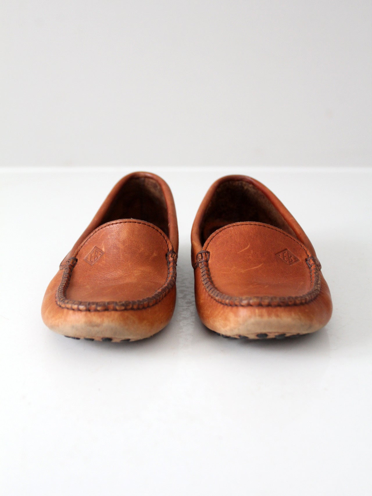 vintage leather moccasins
