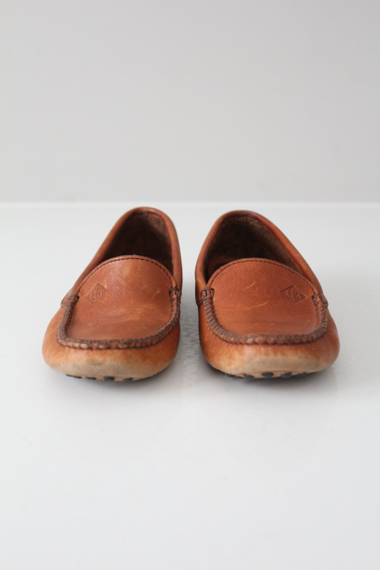 vintage leather moccasins