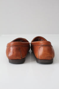vintage leather moccasins