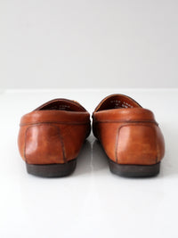 vintage leather moccasins