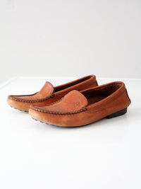 vintage leather moccasins
