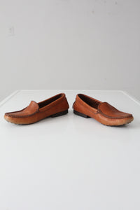 vintage leather moccasins