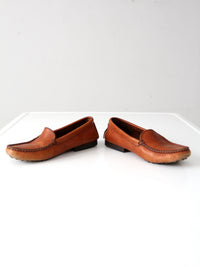 vintage leather moccasins