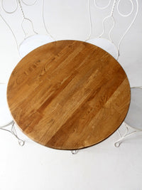 antique ice cream parlor table and chair set