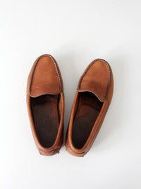 vintage leather moccasins