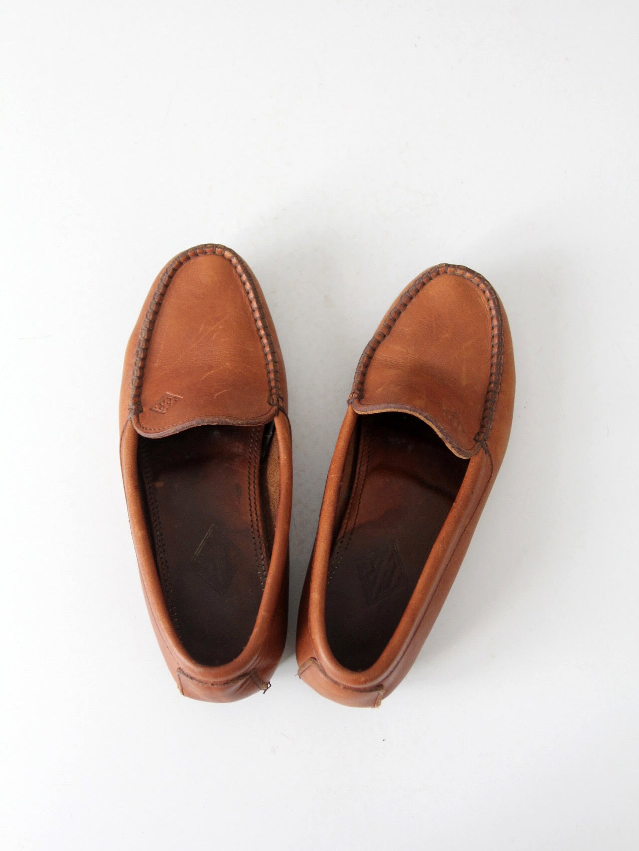 vintage leather moccasins