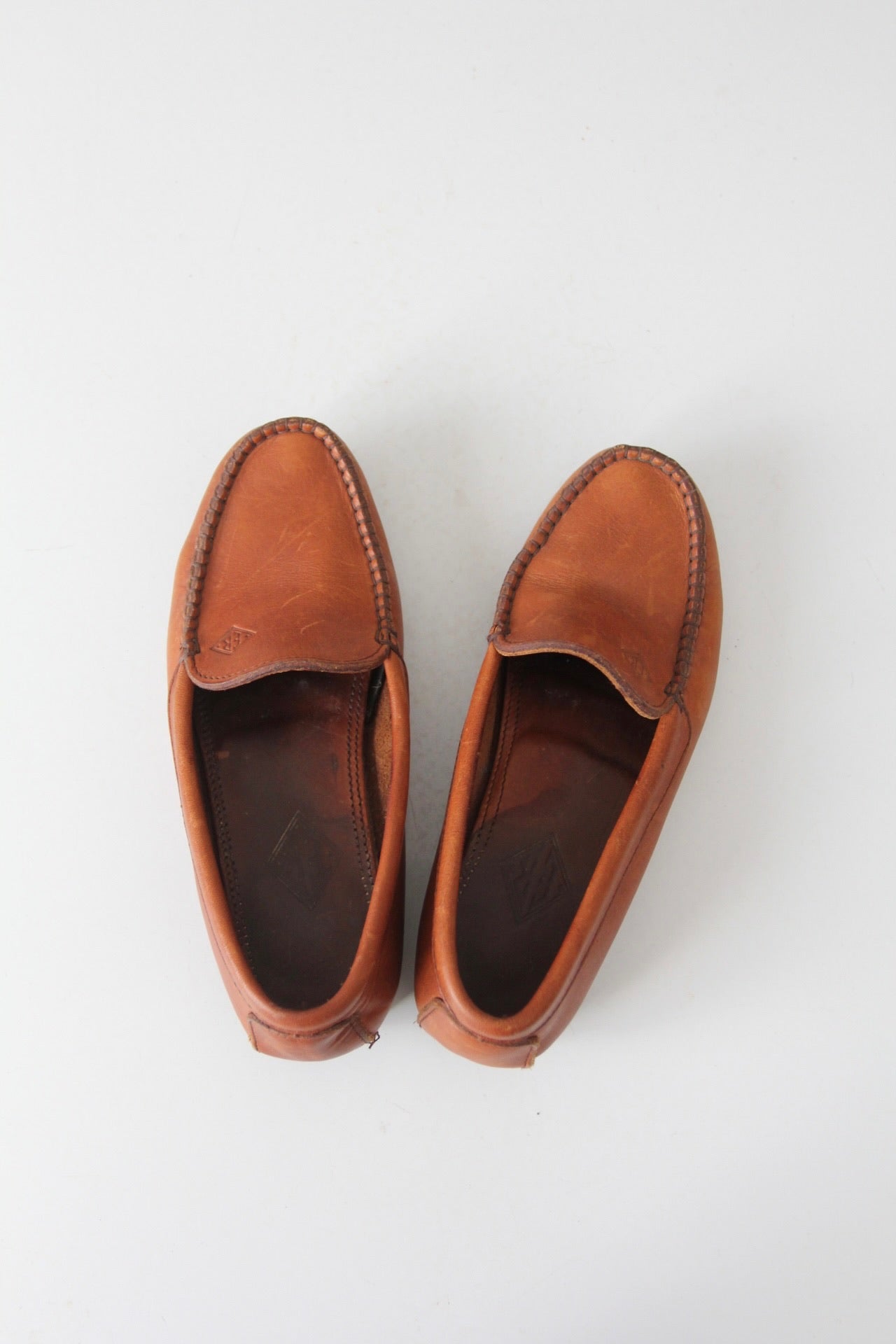 vintage leather moccasins