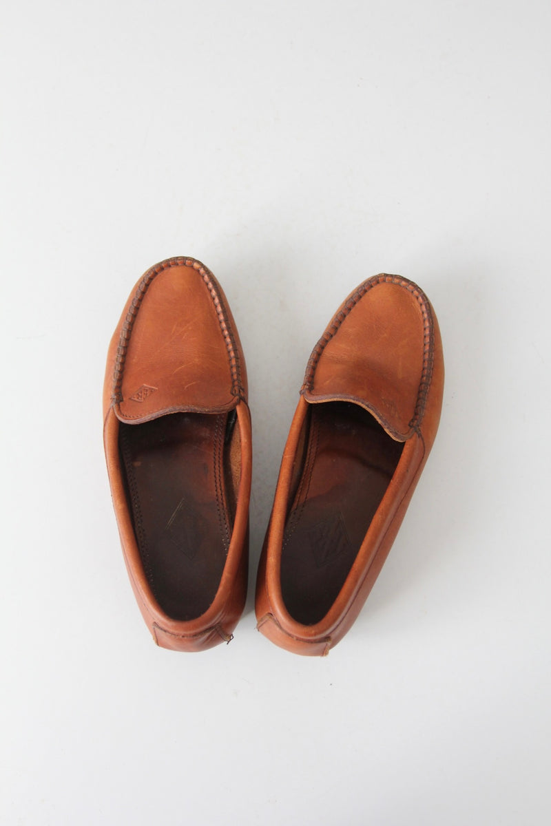 vintage leather moccasins