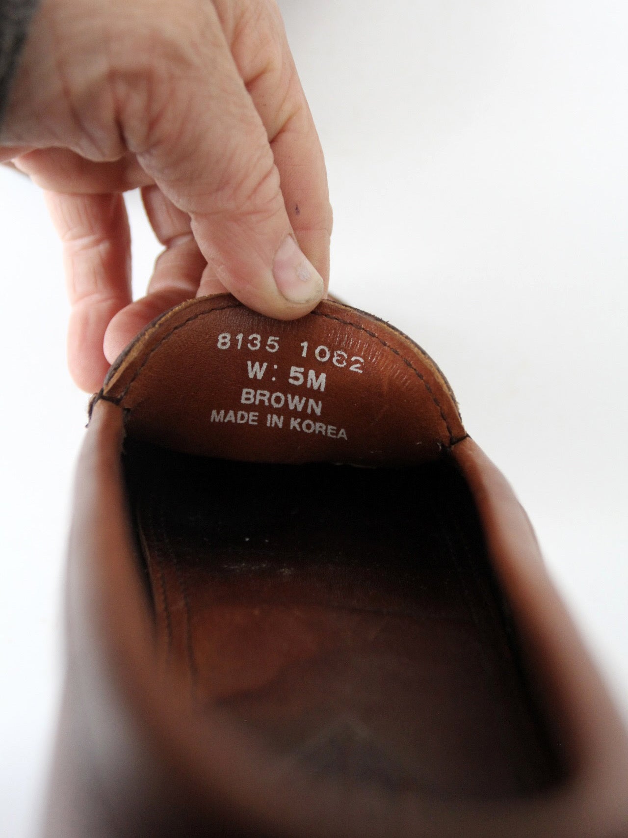 vintage leather moccasins