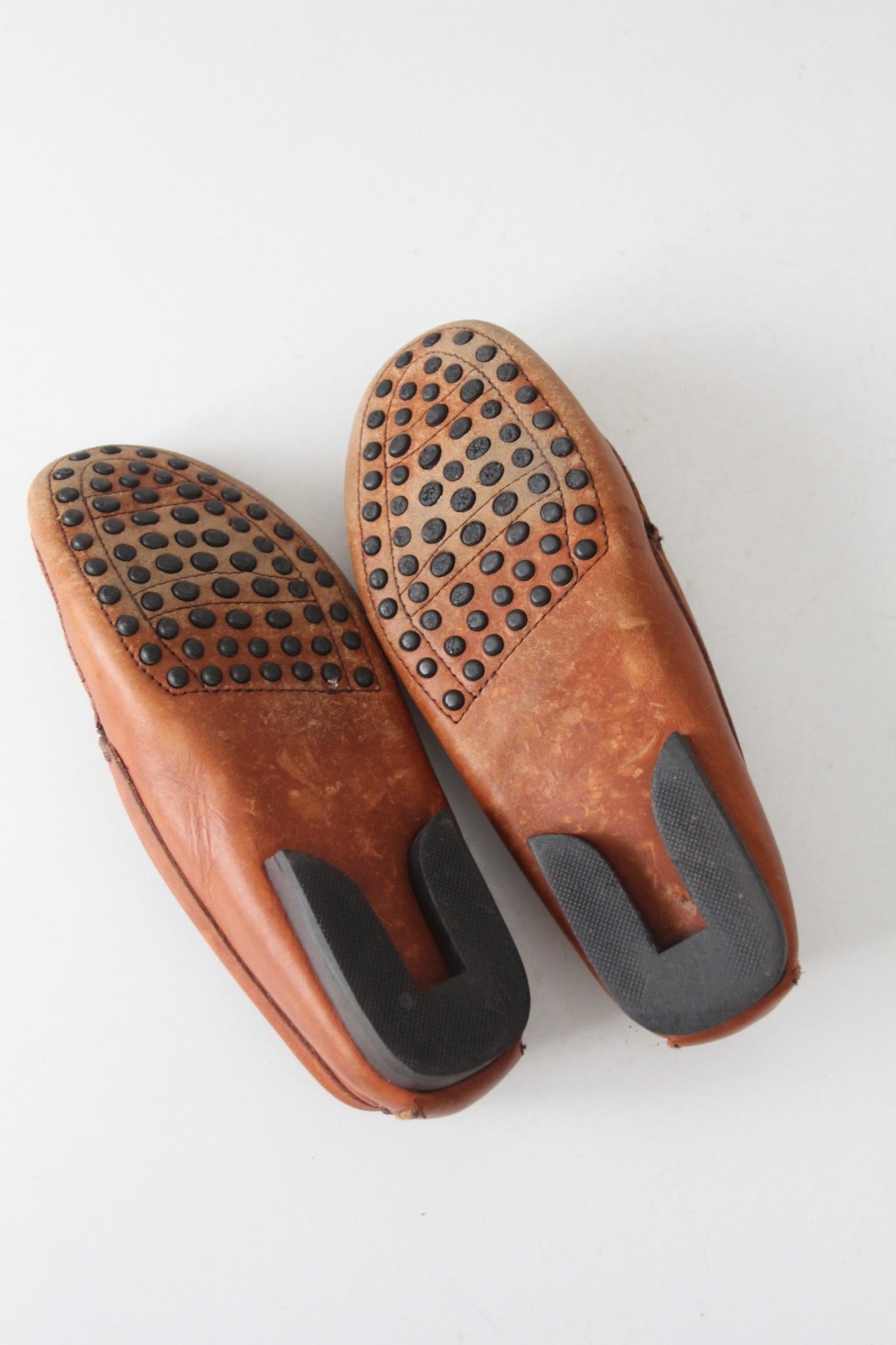 vintage leather moccasins
