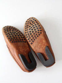 vintage leather moccasins