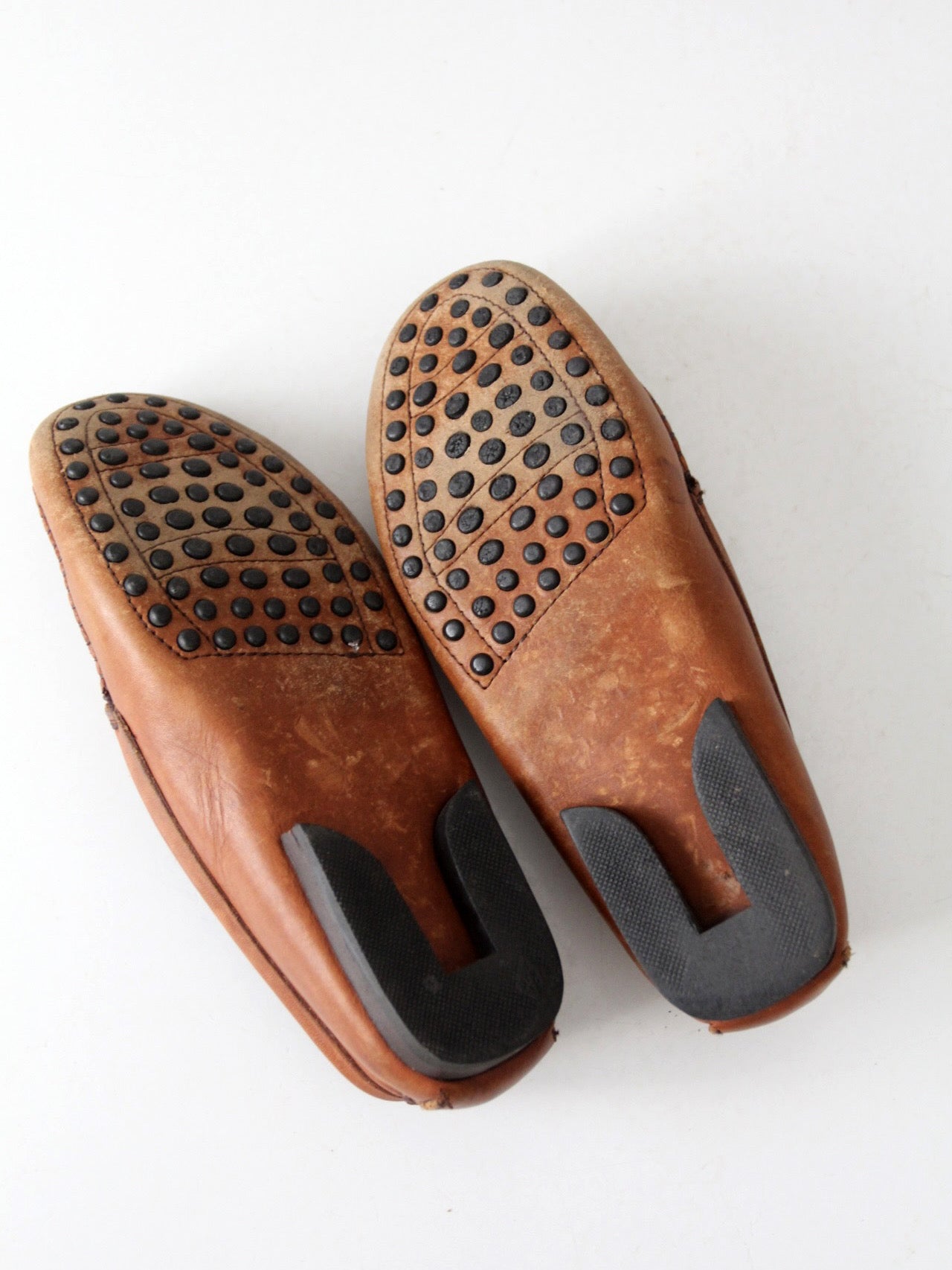vintage leather moccasins