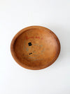 vintage hand-painted Munising wood bowl