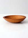 vintage hand-painted Munising wood bowl