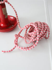 vintage Roloff Supreme red mushroom boat anchor with rope