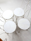 antique ice cream parlor table and chair set