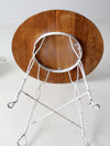 antique ice cream parlor table and chair set