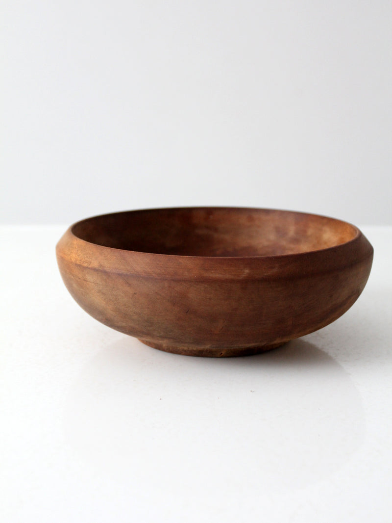 vintage wooden bowl