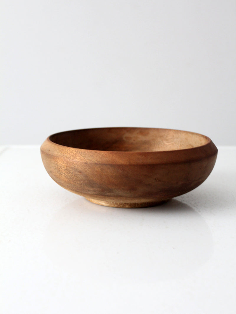 vintage wooden bowl