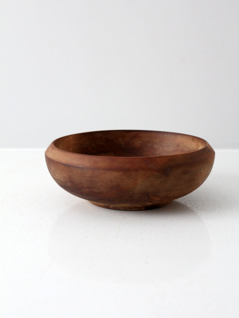vintage wooden bowl