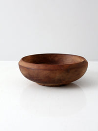 vintage wooden bowl