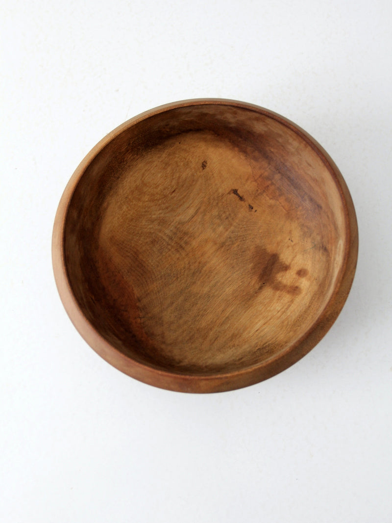 vintage wooden bowl