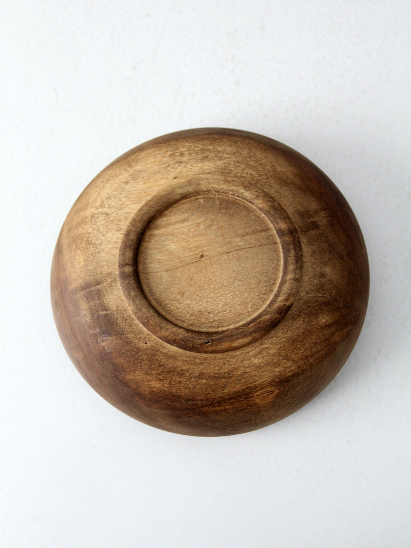 vintage wooden bowl