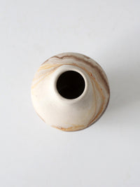 vintage Nemadji pottery mini vase