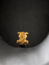 antique 1910s Chestergate English black silk top hat