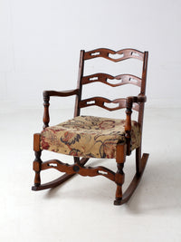antique Colonial Revival rocking chair