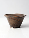 vintage studio pottery bowl