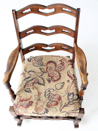 antique Colonial Revival rocking chair