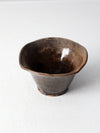 vintage studio pottery bowl