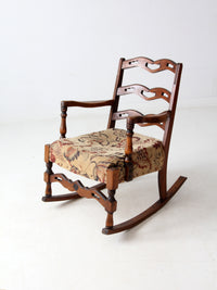antique Colonial Revival rocking chair