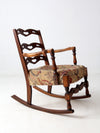 antique Colonial Revival rocking chair