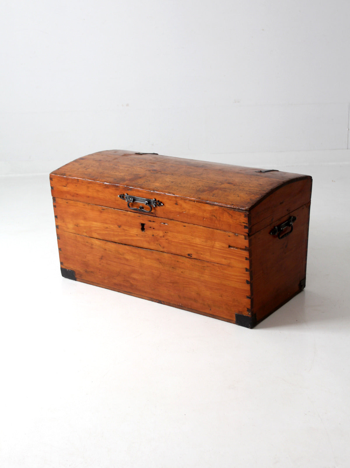 antique wooden trunk