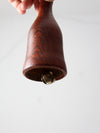 1950s handmade wooden bell