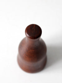 1950s handmade wooden bell