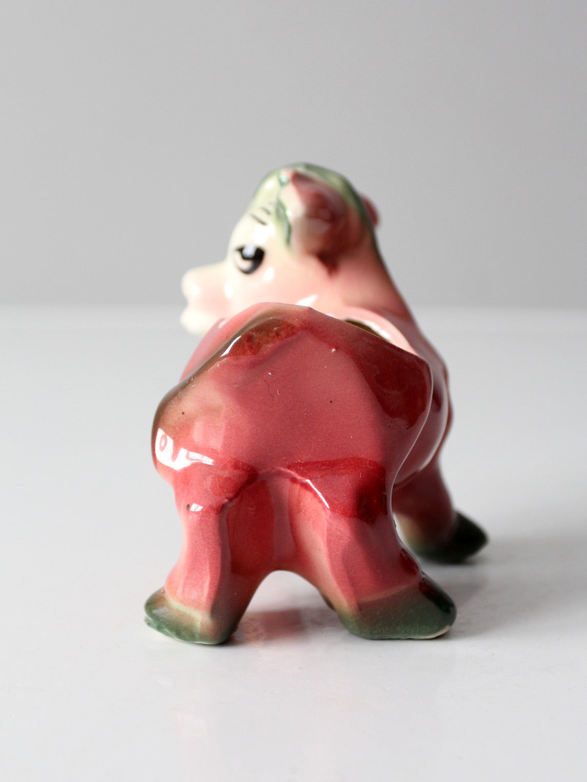 mid-century ceramic cow planter