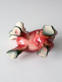 mid-century ceramic cow planter