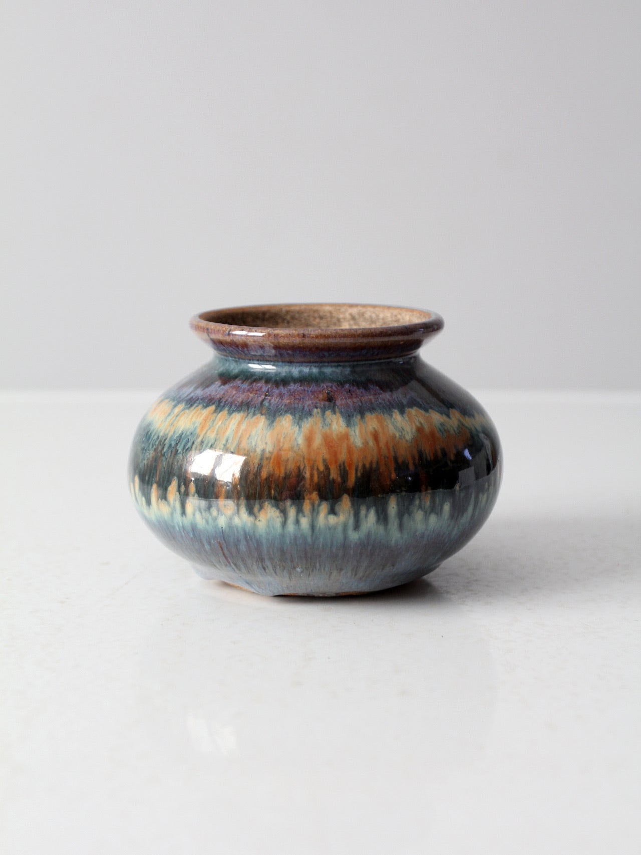 antique studio pottery bowl