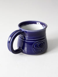 vintage handmade studio pottery mug